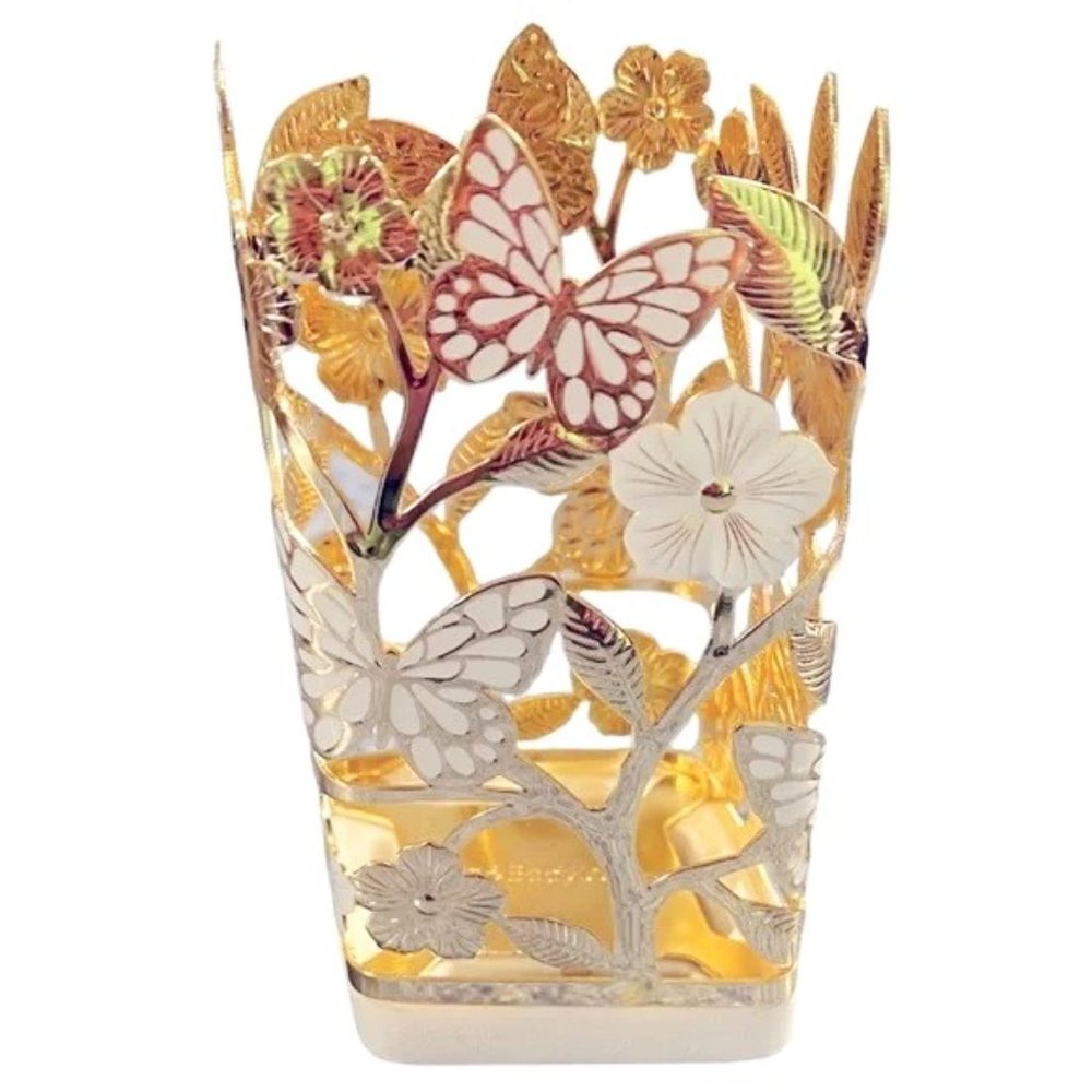 🆕 Bath & Body Works Butterflies and Flowers Soap Holder